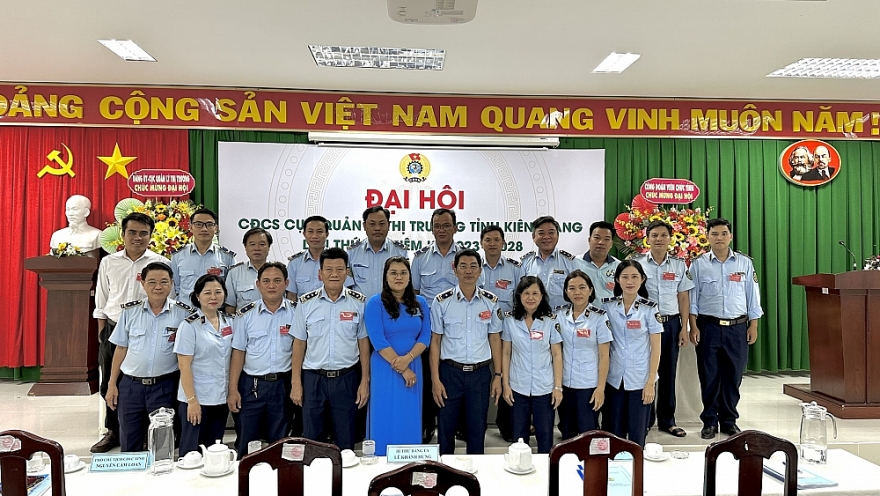 Công đoàn cơ sở Cục QLTT tỉnh Kiên Giang tổ chức thành công Đại hội lần thứ V, nhiệm kỳ 2023-2028 Công đoàn cơ sở Cục QLTT tỉnh Kiên Giang tổ chức thành công Đại hội lần thứ V, nhiệm kỳ 2023-2028