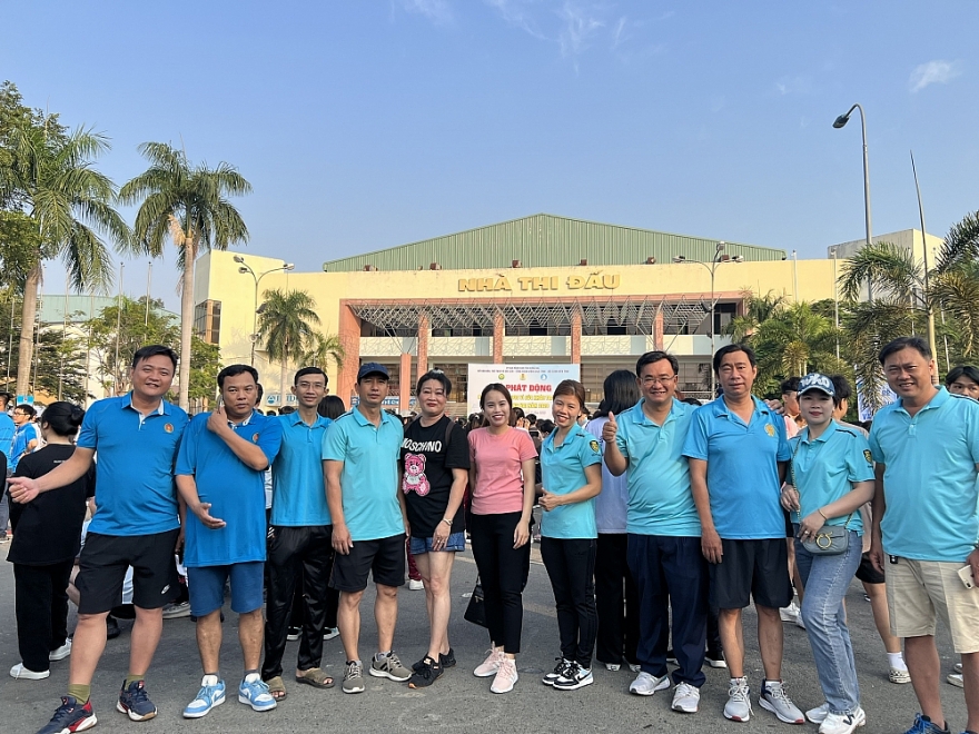 Công đoàn cơ sở Cục QLTT Đồng Nai hưởng ứng chạy Olympic, vì sức khoẻ toàn dân năm 2023