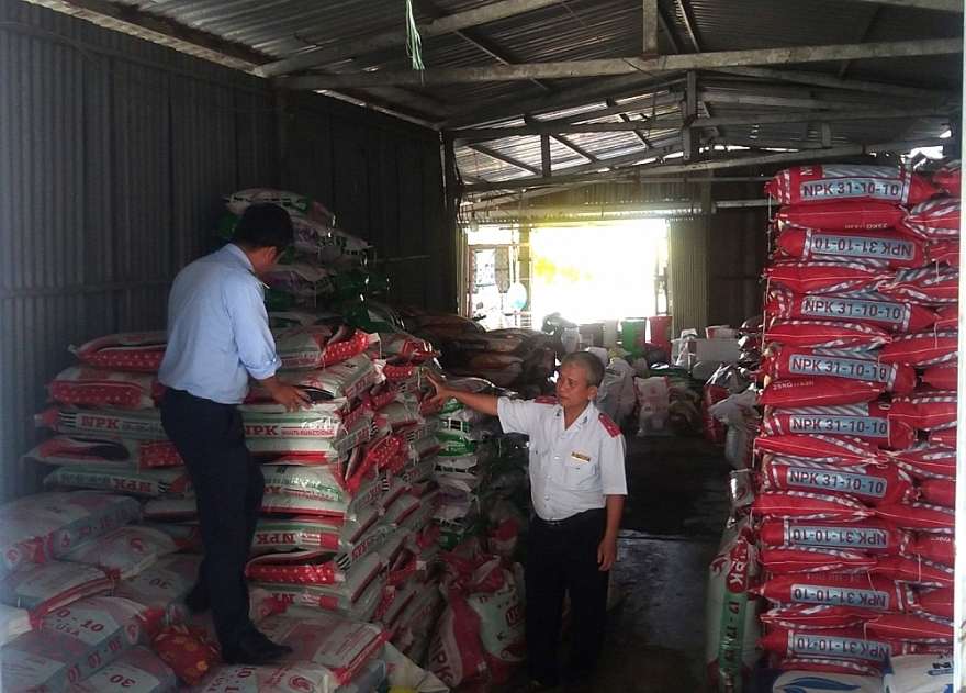 Tiền Giang: Vi phạm quy định trong buôn bán phân bón, 01 cơ sở bị xử phạt trên 60 triệu đồng