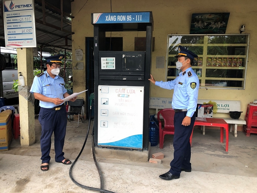 Tiền Giang: Vi phạm về điều kiện kinh doanh, 01 Doanh nghiệp xăng dầu bị phạt tiền 50.000.000 đồng