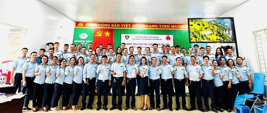 Lực lượng Quản lý thị trường tích cực hưởng ướng Chương trình Hiến máu năm 2024
