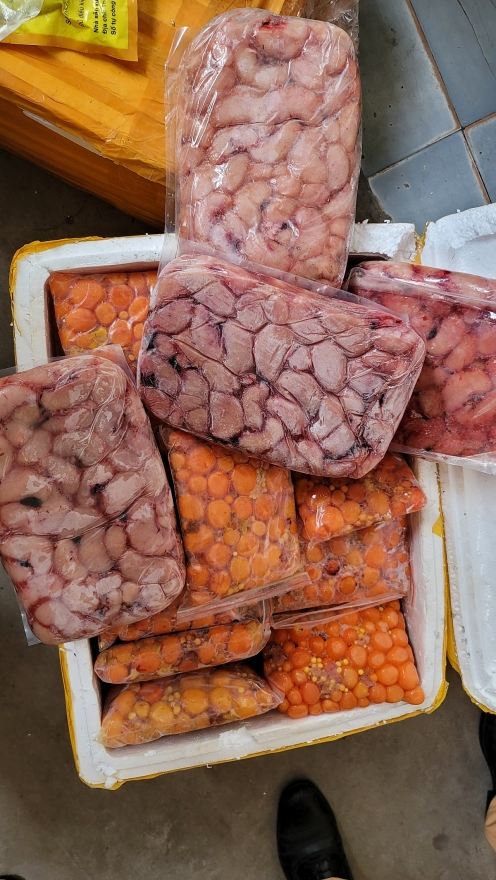 Chặn đứng10 tấn nội tạng đông lạnh đã bốc mùi hôi thối