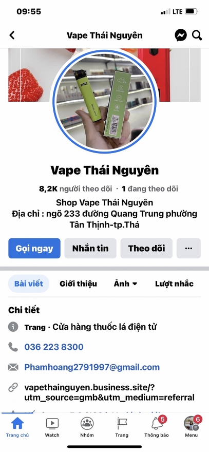 Đồng loạt kiểm tra 03 điểm kinh doanh thuốc lá thế hệ mới trên địa bàn Tp. Thái Nguyên