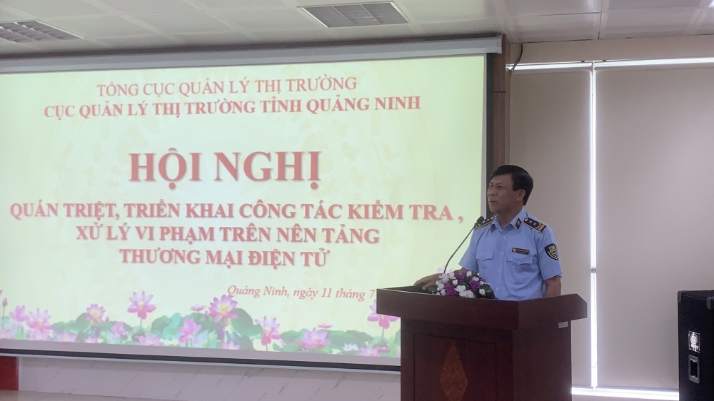 Quảng Ninh: Quán triệt, triển khai nhiệm vụ cho 50 cán bộ, kiểm soát viên trẻ lòng cốt trong kiểm tra, xử lý vi phạm trên lĩnh vực TMĐT