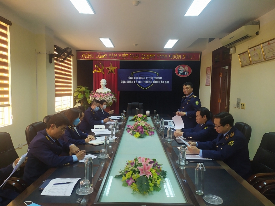 Đoàn công tác Cục Nghiệp vụ QLTT đôn đốc, kiểm tra thực hiện Kế hoạch 888 tại Lào Cai
