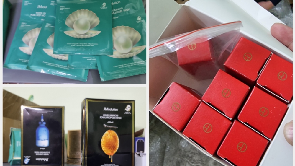 Phát hiện hàng nghìn mỹ phẩm giả mạo nhãn hiệu kinh doanh trên mạng xã hội
