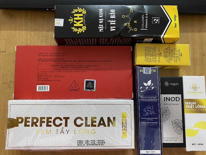 Triệt phá cơ sở sản xuất mỹ phẩm giả với quy mô lớn tại Hải Dương