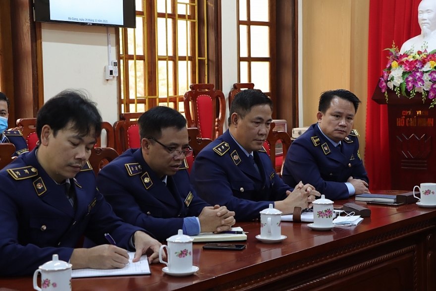 Nhiều dấu hiệu xâm phạm SHTT được Honda Việt Nam chia sẻ với lực lượng QLTT Hà Giang