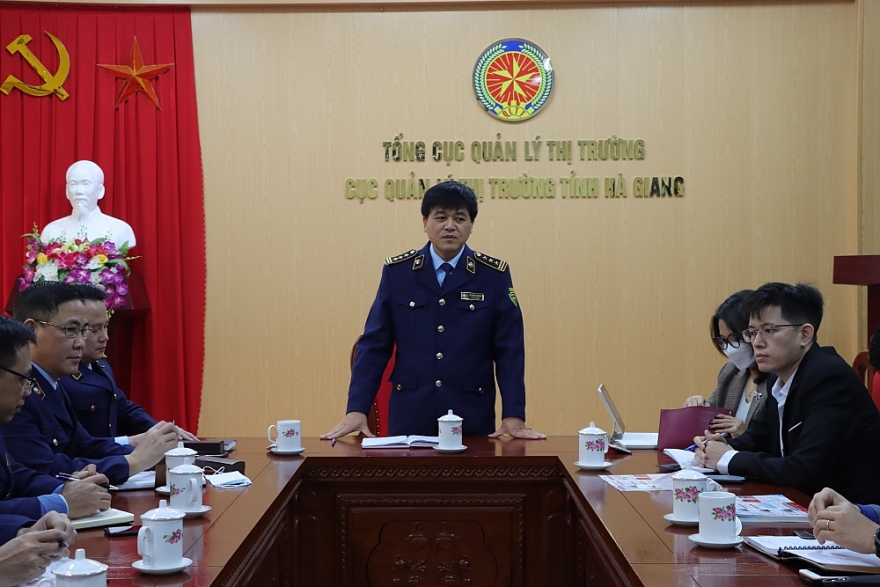 Nhiều dấu hiệu xâm phạm SHTT được Honda Việt Nam chia sẻ với lực lượng QLTT Hà Giang