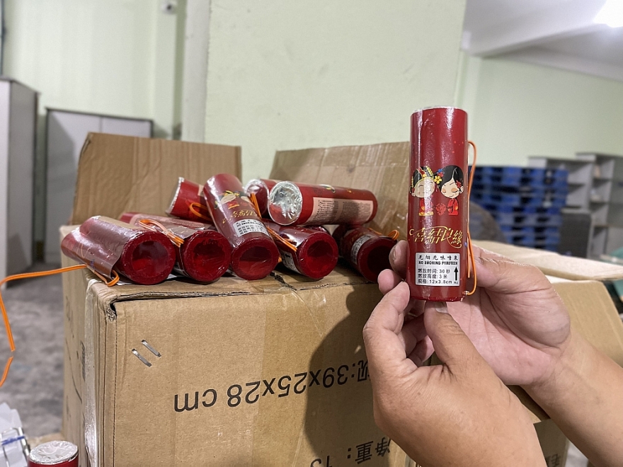 Phú Yên: Phát hiện, thu giữ 2.500 viên pháo điện