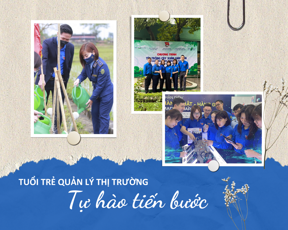 Tuổi trẻ Quản lý thị trường tự hào tiến bước