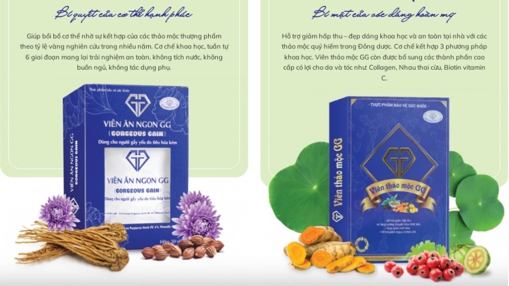 Bộ Y tế cảnh báo viên ăn ngon và thảo mộc GG quảng cáo sai sự thật