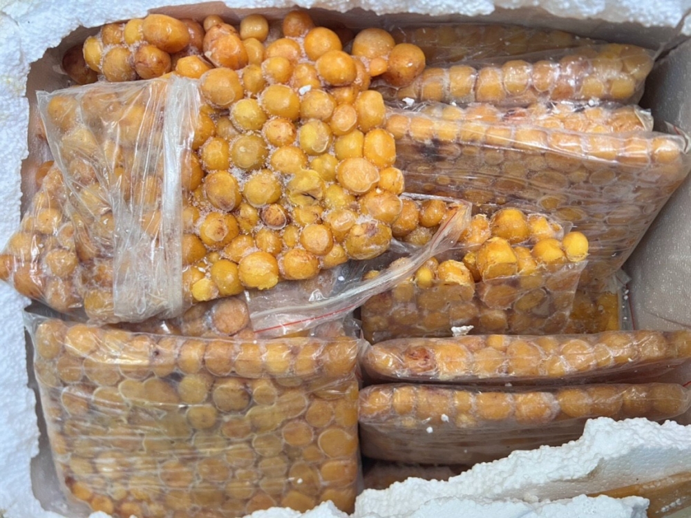 Thu giữ hơn 1 tấn nầm lợn, trứng non không rõ nguồn gốc xuất xứ Thu giữ hơn 1 tấn nầm lợn, trứng non không rõ nguồn gốc xuất xứ