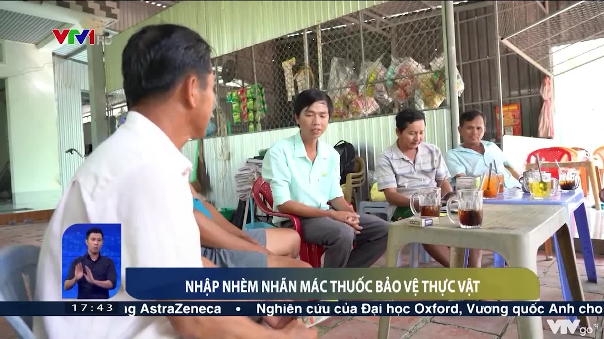 Nhập nhèm nhãn mác thuốc Bảo vệ thực vật