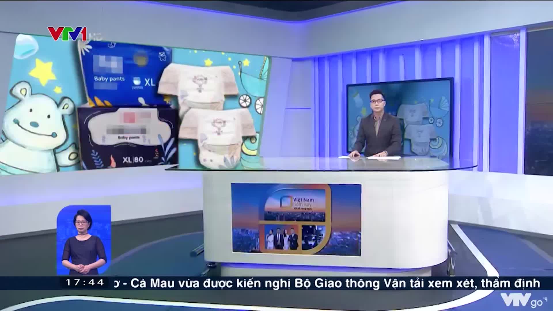 Cảnh báo bỉm giá rẻ tràn lan trên thị trường