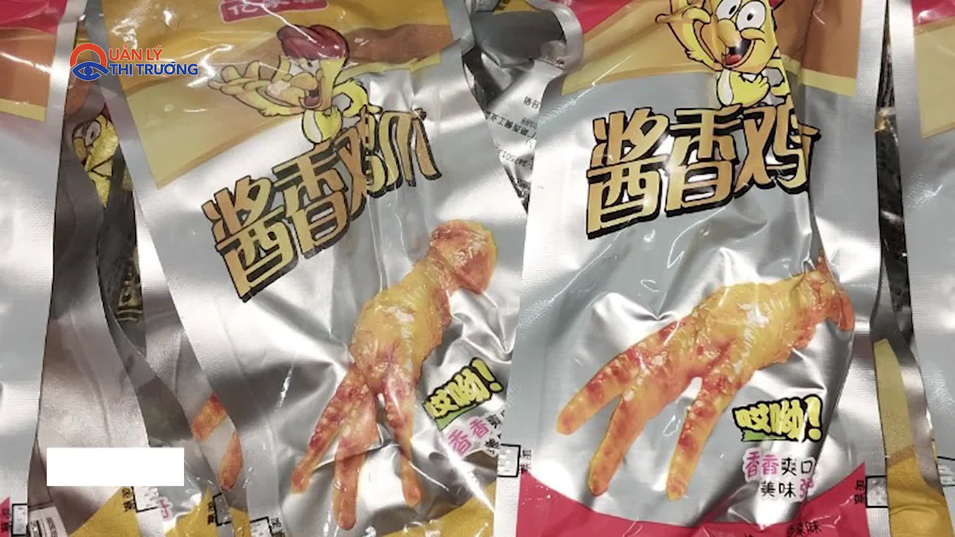 Bắc Giang: Xử phạt 90 triệu đồng đối tượng vận chuyển chân gà tẩm ướp nhập lậu