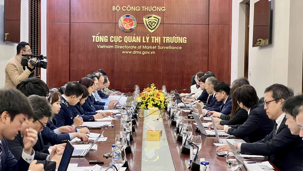 Tổng Cục QLTT tiếp và làm việc với Cơ quan sáng chế Nhật Bản