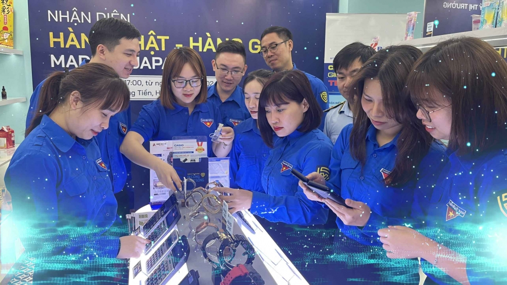 Tuổi trẻ Quản lý thị trường tự hào tiến bước