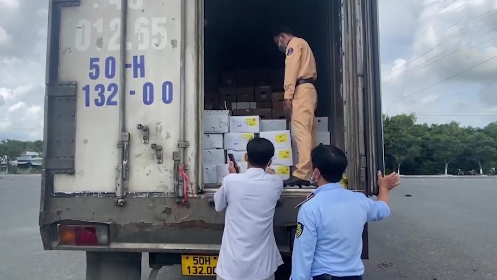 An Giang: Bắt giữ gần 16 tấn thịt lợn không rõ nguồn gốc