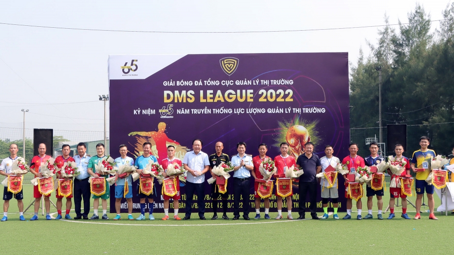 Lễ Khai mạc Giải Bóng đá nam thanh niên Tổng cục QLTT - DMS League 2022
