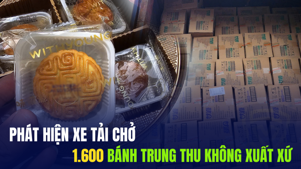 Hà Nội: Phát hiện xe tải chở 1.600 bánh trung thu không xuất xứ