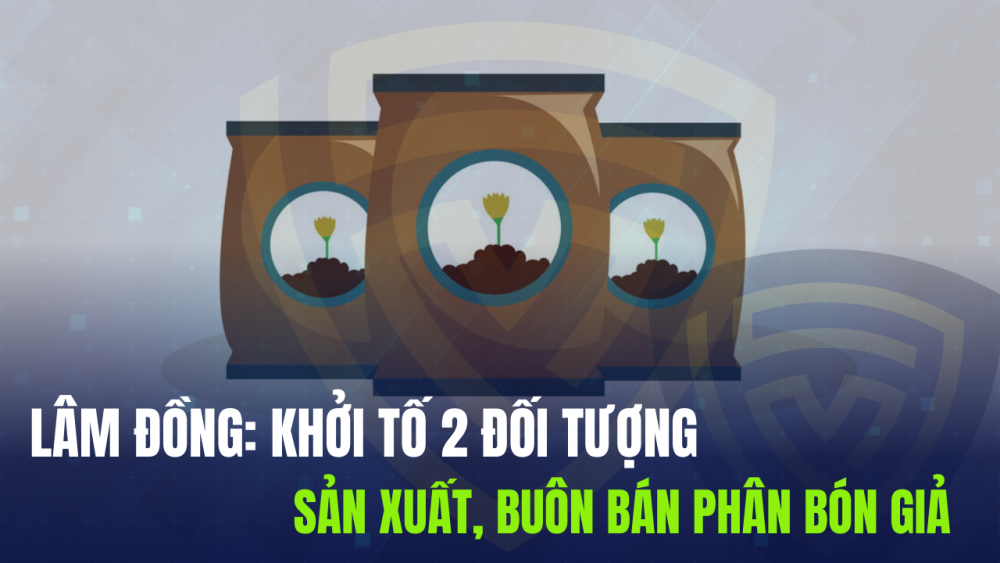Lâm Đồng: Khởi tố 2 đối tượng sản xuất, buôn bán phân bón giả
